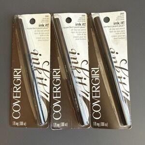 Lot x 3 Covergirl Ink It! All-Day Pencil Eyeliner #260 Cocoa Ink 0.01 Oz. Each